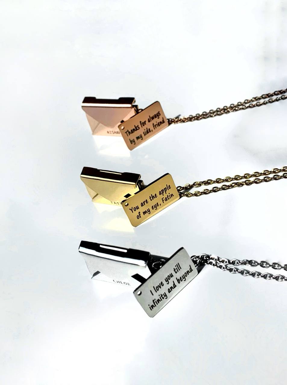 Love Letter Necklace (Free Engraving)
